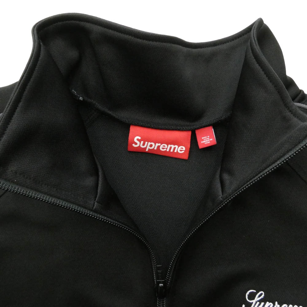 Supreme シュプリーム 24SS Tricot Track Jacket ロゴ ジップアップ トラックジャケット ブラック系 L【極上美品】【中古】