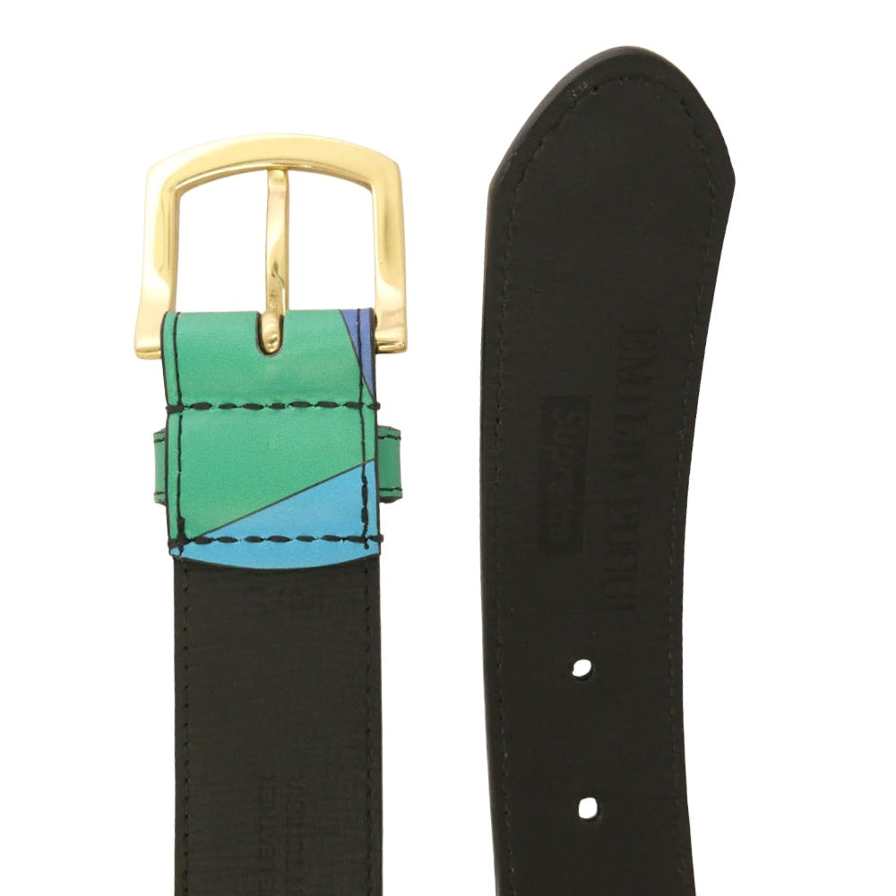 Supreme シュプリーム Emilio Pucci エミリオプッチ 21SS × Emilio Pucci Belt エミリオプッチ レザー ベルト マルチカラー系 S/M【中古】