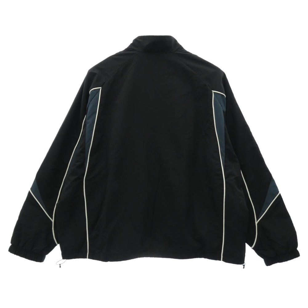 Supreme シュプリーム 25AW Contrast Piping Track Jacket コントラスト パイピング ロゴ トラック ジャケット ブラック系 L【中古】