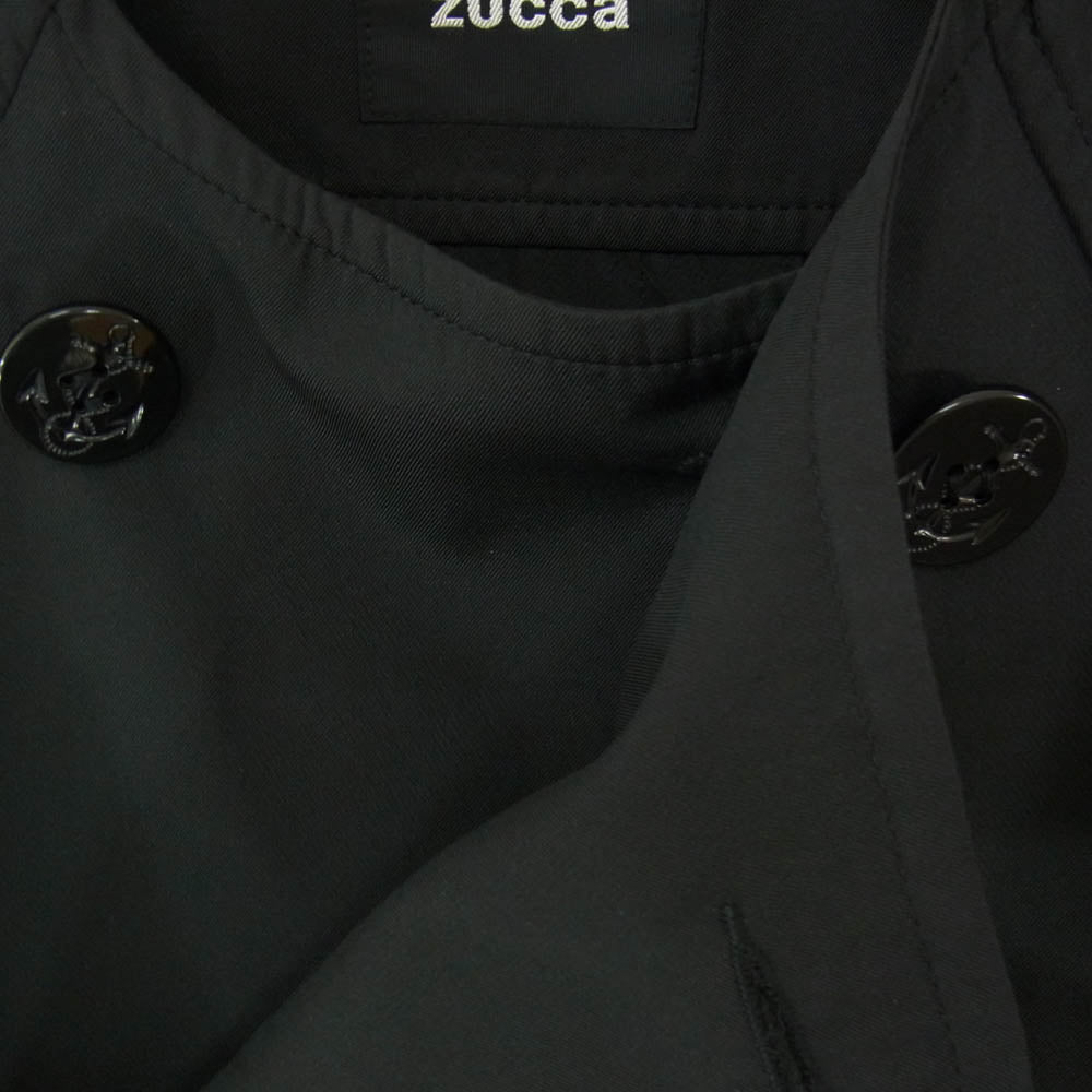 ZUCCa ズッカ ZU71FA023 ダブル ショート コート ブラック系 M【中古】