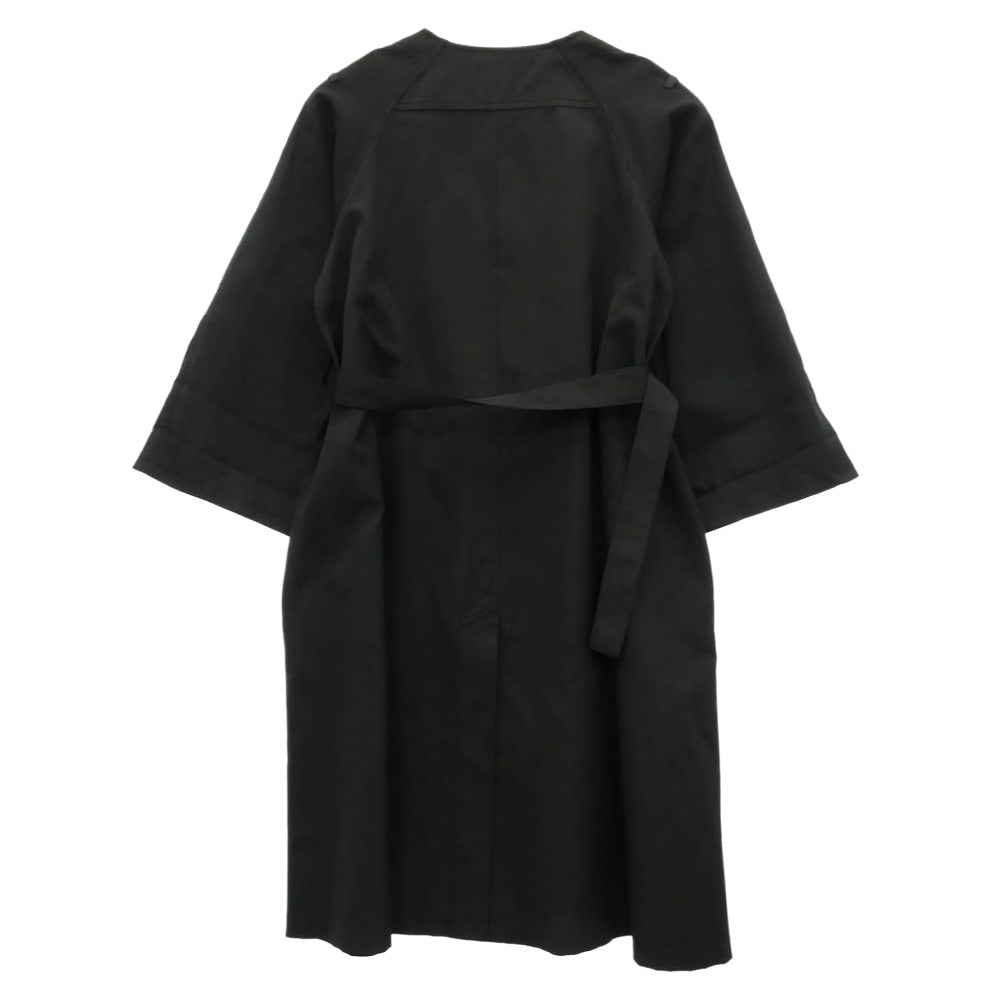 ZUCCa ズッカ ZU71FA023　 ダブル ロング コート ブラック系 S【中古】