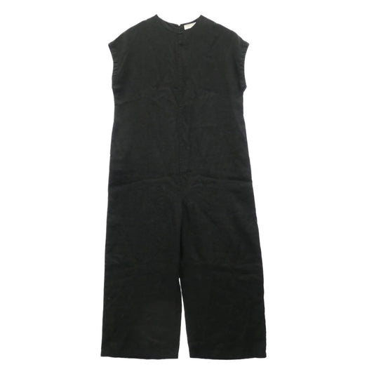 かぐれ 24SS GAA5-24S010 リネン オールインワン ブラック系 不明【中古】
