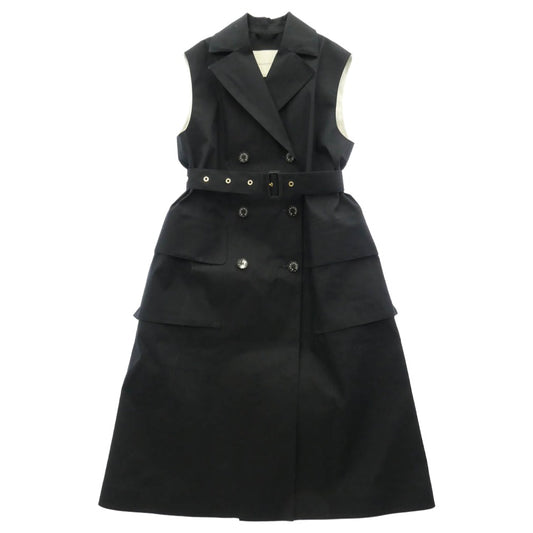 Mackintosh マッキントッシュ L232RO1049ULIDJ 英国製 TULLOCH ゴム引き コットン スリーブレス コート ダークネイビー系 6【中古】