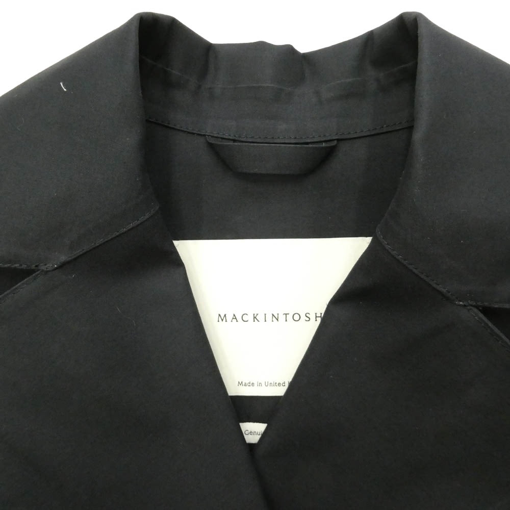 Mackintosh マッキントッシュ L232RO1049ULIDJ 英国製 TULLOCH ゴム引き コットン スリーブレス コート ダークネイビー系 6【中古】