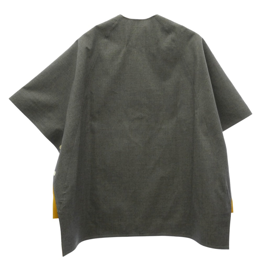 Mackintosh マッキントッシュ 23AW NEW CALDERMILL ゴム引き ポンチョ コート グレー系 6【中古】