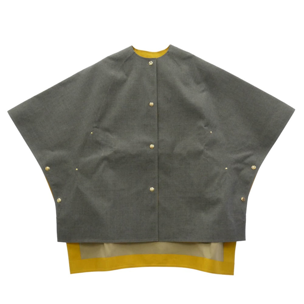 Mackintosh マッキントッシュ 23AW NEW CALDERMILL ゴム引き ポンチョ コート グレー系 6【中古】