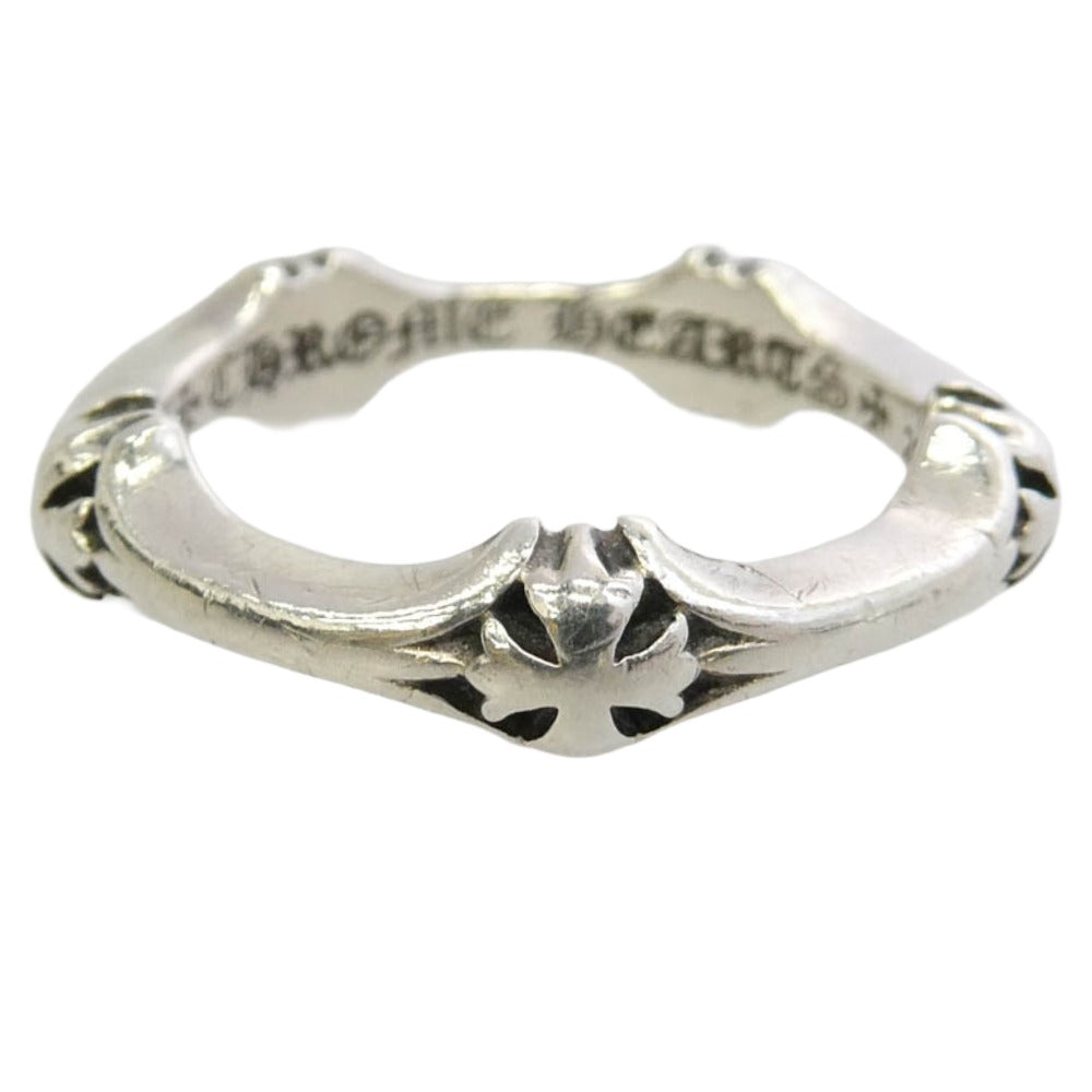 CHROME HEARTS クロムハーツ（原本有） PLUS AND BONE RING プラスアンドボーン リング シルバー系 12号【中古】