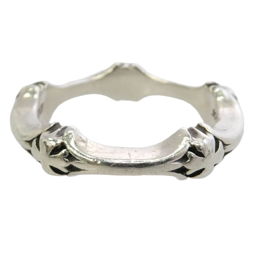 CHROME HEARTS クロムハーツ（原本有） PLUS AND BONE RING プラスアンドボーン リング シルバー系 12号【中古】