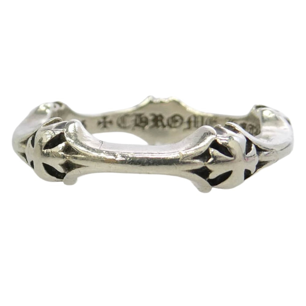 CHROME HEARTS クロムハーツ（原本有） PLUS AND BONE RING プラスアンドボーン リング シルバー系 12号【中古】