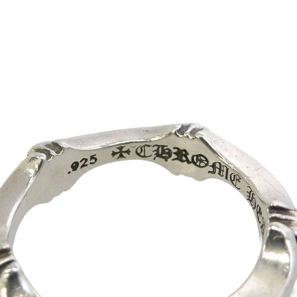 CHROME HEARTS クロムハーツ（原本有） PLUS AND BONE RING プラスアンドボーン リング シルバー系 12号【中古】