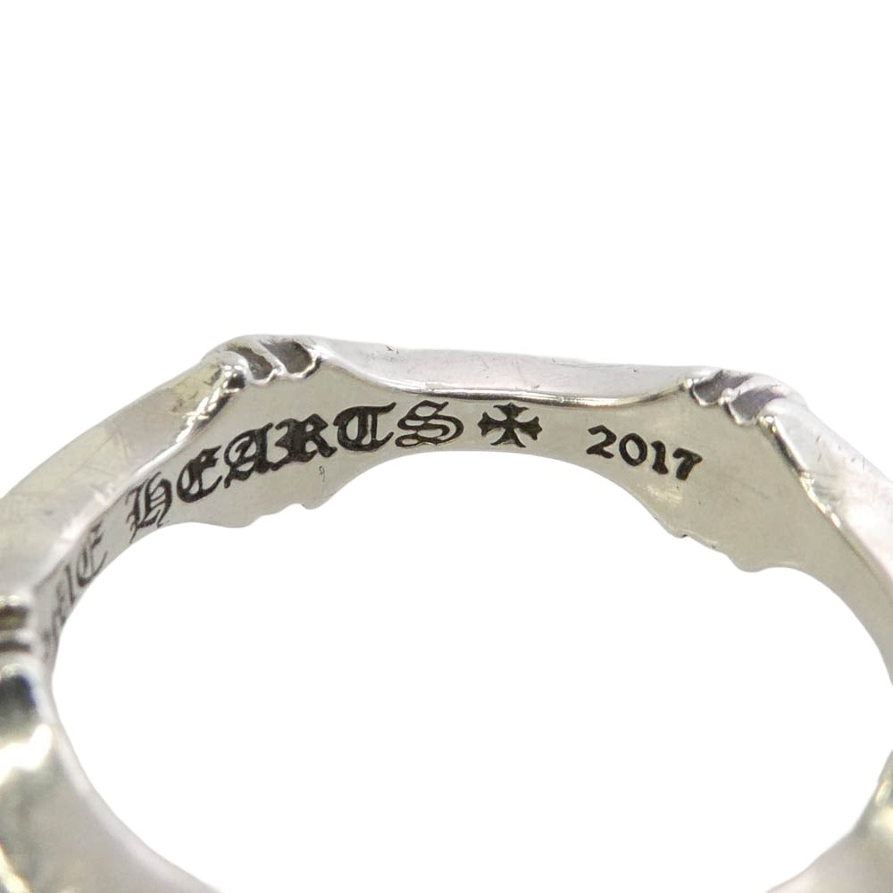 CHROME HEARTS クロムハーツ（原本有） PLUS AND BONE RING プラスアンドボーン リング シルバー系 12号【中古】