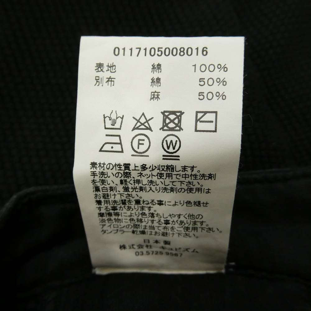 VISVIM ビズビム 17SS 0117105008016 PASTORAL SHORTS パストラル ショーツ ショート パンツ ハーフパンツ ブラック系 2【中古】