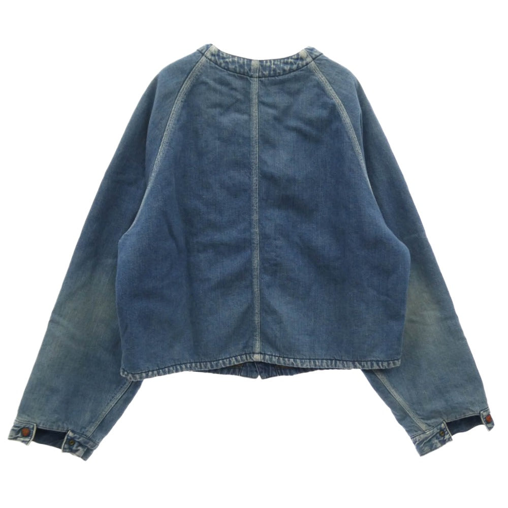KAPITAL キャピタル K2210LJ054 RAINBOWY Lining Railroad JKT レインボーライニング レイルロード デニム ジャケット インディゴブルー系 マルチカラー系 L【中古】
