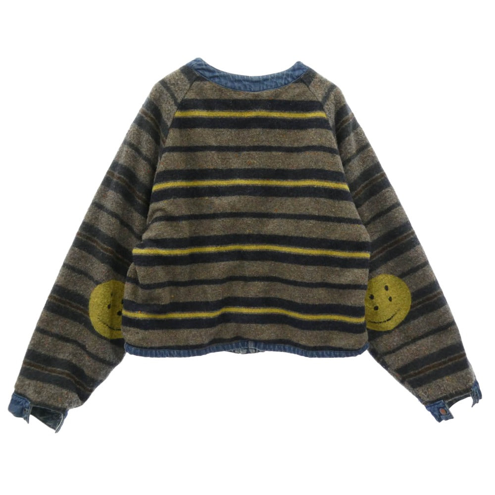 KAPITAL キャピタル K2210LJ054 RAINBOWY Lining Railroad JKT レインボーライニング レイルロード デニム ジャケット インディゴブルー系 マルチカラー系 L【中古】
