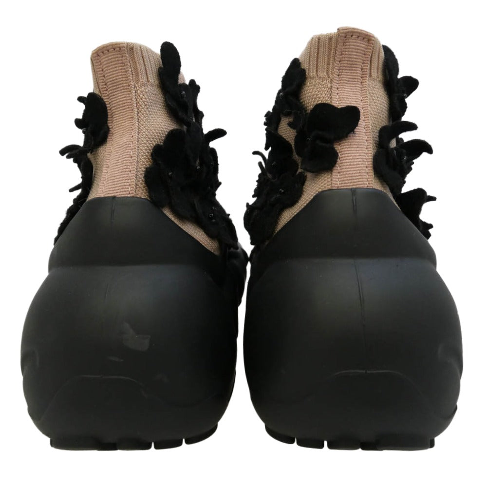 グラウンズ MOOPIE x HEAVEN TANUDIREDJA / BLUSH NUDE ムーピー シューズ スニーカー ブラック系 ピンク系 26㎝【極上美品】【中古】