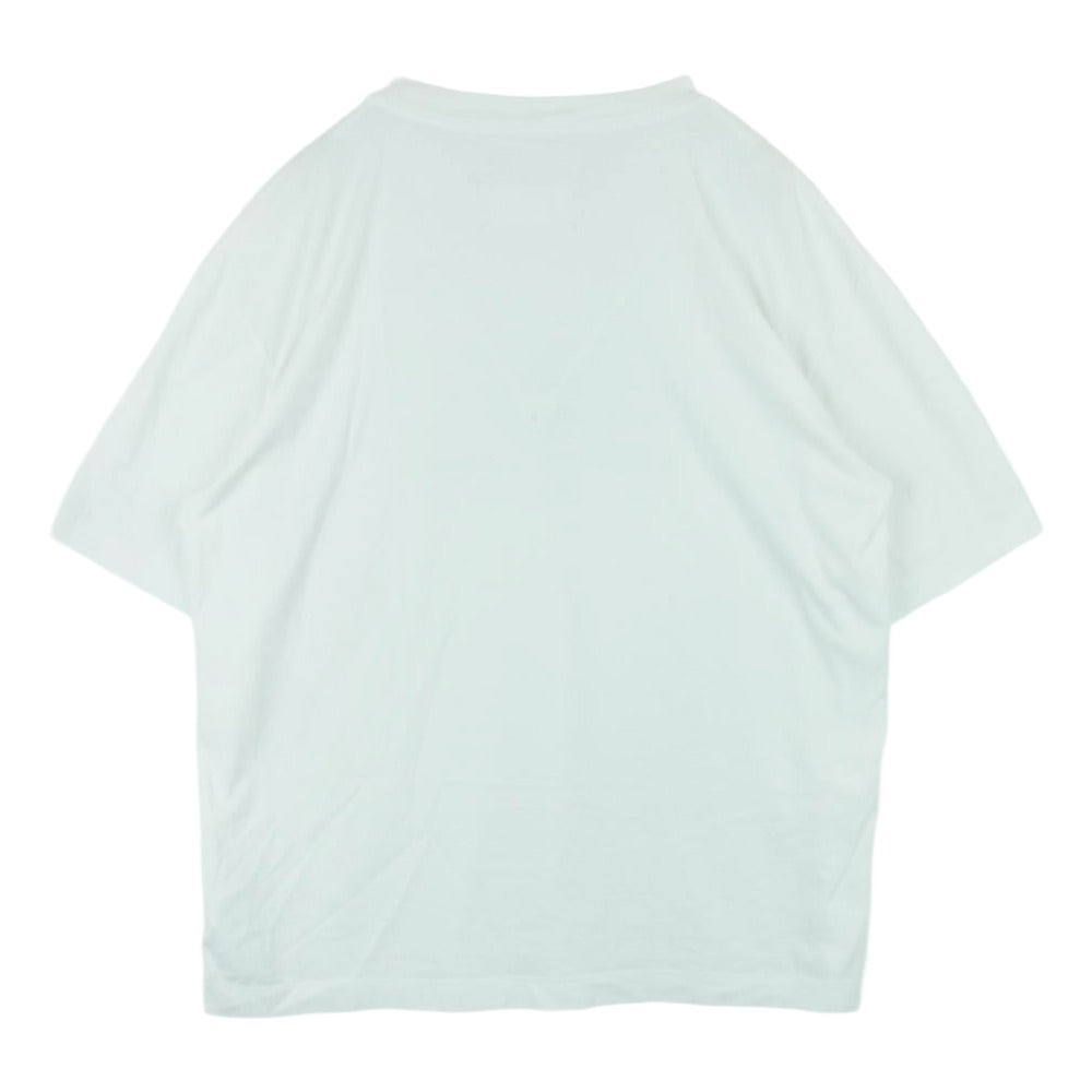 MAISON MARGIELA メゾンマルジェラ 20SS S30GC0696 カレンダーロゴ プリント 四つタグ 半袖 Tシャツ ホワイト系 44【中古】