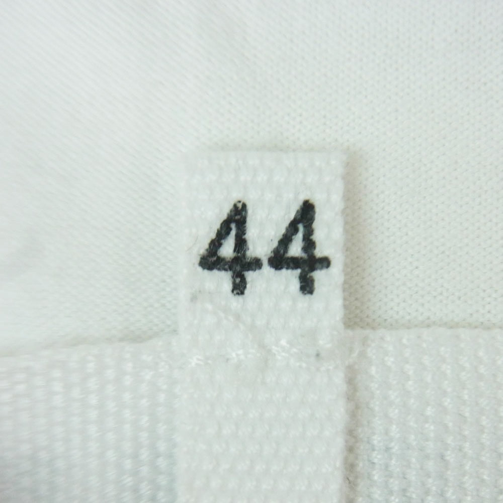 MAISON MARGIELA メゾンマルジェラ 20SS S30GC0696 カレンダーロゴ プリント 四つタグ 半袖 Tシャツ ホワイト系 44【中古】