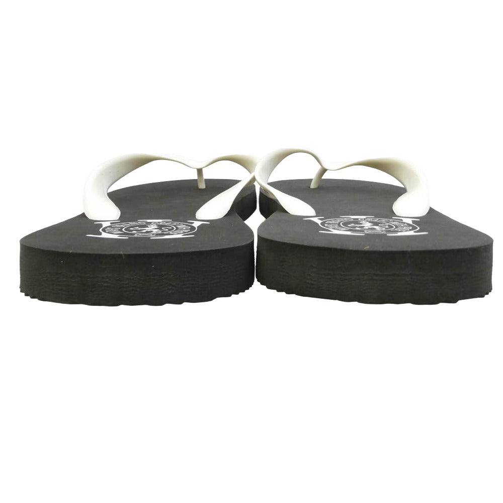 WTAPS ダブルタップス 10SS 101RDDT-FW01 SLIPPER SANDAL ロゴ プリント ビーチ サンダル ブラック系 FREE【新古品】【未使用】【中古】