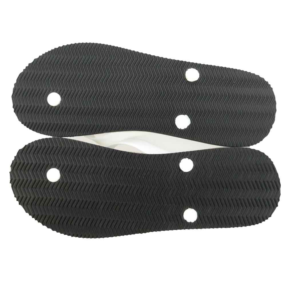 WTAPS ダブルタップス 10SS 101RDDT-FW01 SLIPPER SANDAL ロゴ プリント ビーチ サンダル ブラック系 FREE【新古品】【未使用】【中古】
