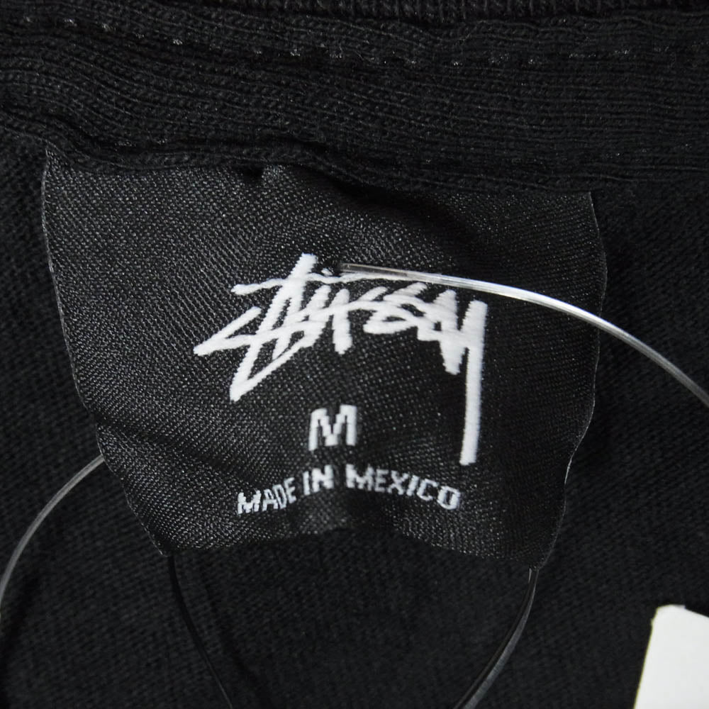 STUSSY ステューシー SOPHNET. ソフネット 3902837 x sophnet 35周年記念コラボ World Tour Tee ワールドツアー フロント ロゴプリント Ｔシャツ ソフネット 半袖カットソー ブラック系 M【新古品】【未使用】【中古】