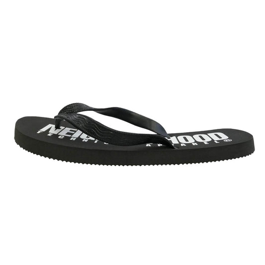 NEIGHBORHOOD ネイバーフッド 09SS 091MGNH-FW01 ZOURI S-SANDAL ロゴ プリント ゾウリ ビーチ サンダル ブラック系 L【新古品】【未使用】【中古】