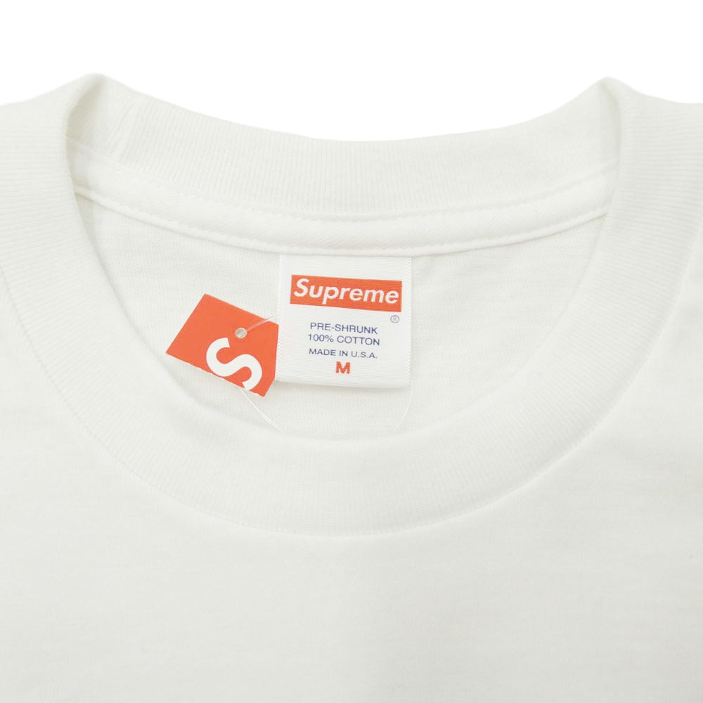 Supreme シュプリーム 16AW USA製 Say No Tee セイ ノー フロントプリント Ｔシャツ 半袖カットソー ホワイト系 M【新古品】【未使用】【中古】