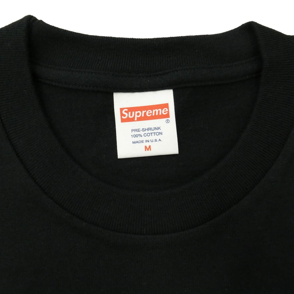 Supreme シュプリーム 15SS Bread Alone Tee ブレッド・アローン 半袖 Tシャツ カットソー ブラック系 M【極上美品】【中古】