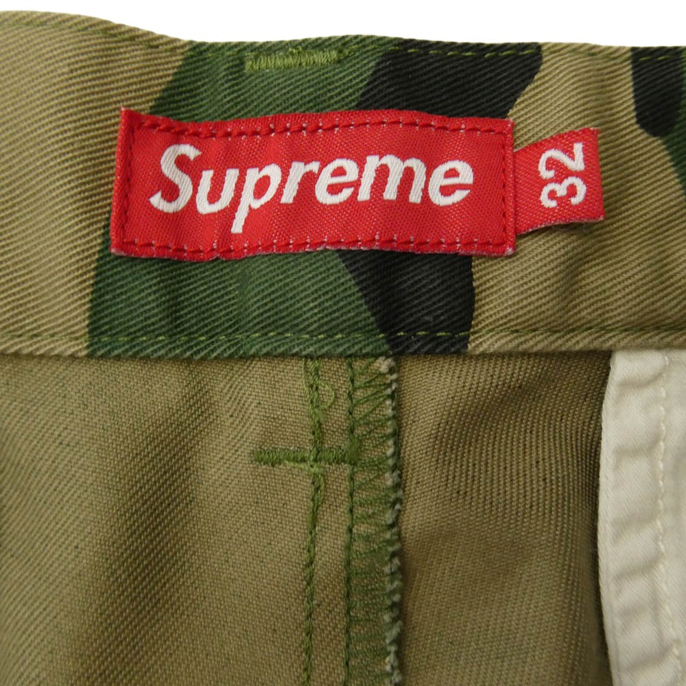 Supreme シュプリーム Camo Work Pnats ウッドランドカモ 迷彩 バック