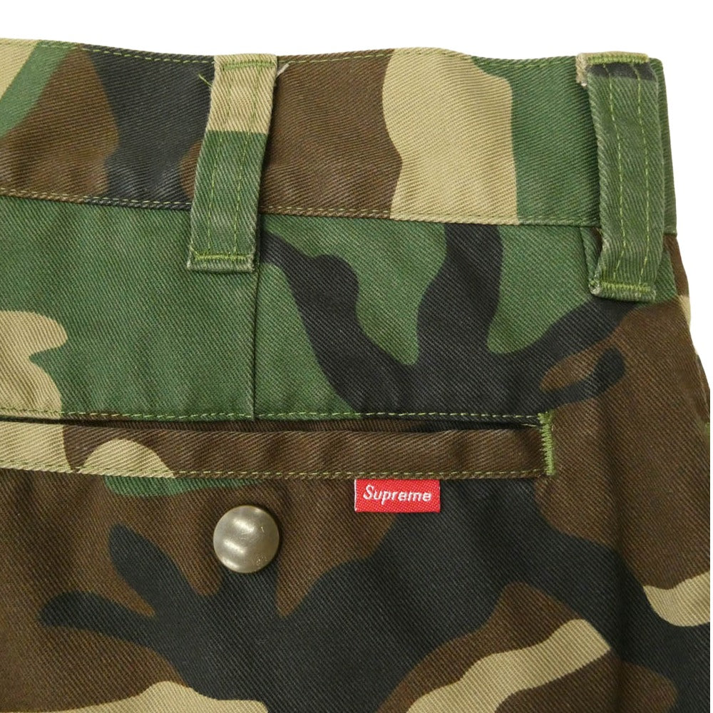Supreme シュプリーム Camo Work Pnats ウッドランドカモ 迷彩 バック