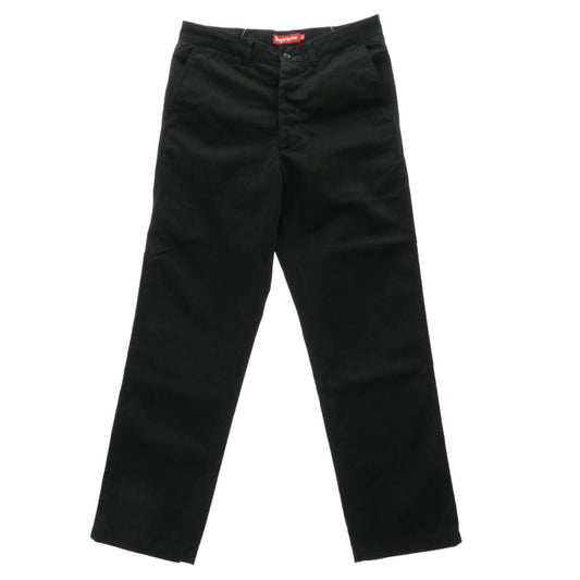 Supreme シュプリーム chino pants チノ パンツ ワーク パンツ 32 ブラック系 32【中古】