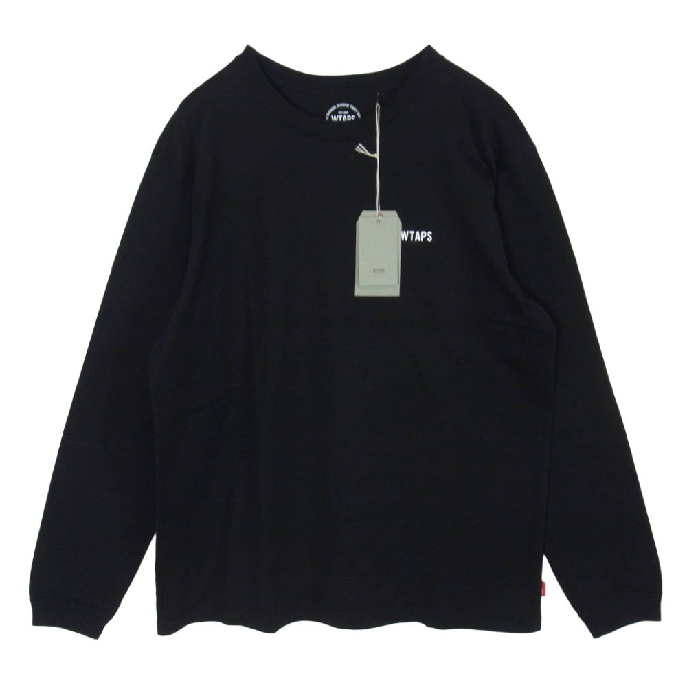 WTAPS ダブルタップス 16SS 161ATDT-LT01S SPOT LONG LIVE L/S TEE SCREEN スポット ロング リブ スクリーン Ｔシャツ 長袖 カットソー ブラック系 2【新古品】【未使用】【中古】