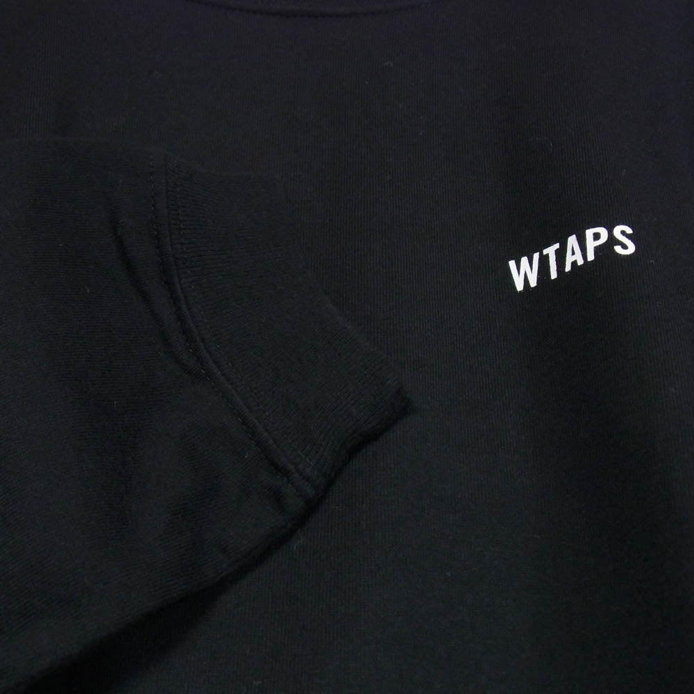 WTAPS ダブルタップス 16SS 161ATDT-LT01S SPOT LONG LIVE L/S TEE SCREEN スポット ロング リブ スクリーン Ｔシャツ 長袖 カットソー ブラック系 2【新古品】【未使用】【中古】