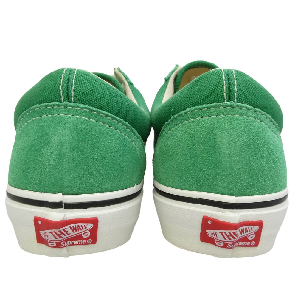Supreme シュプリーム VANS バンズ 10SS VN-0K6N18Q × VANS OLD SCHOOL 92 バンズ オールドスクール グリーン ゴールドスネーク ローカットスニーカー グリーン系 27.5cm【新古品】【未使用】【中古】