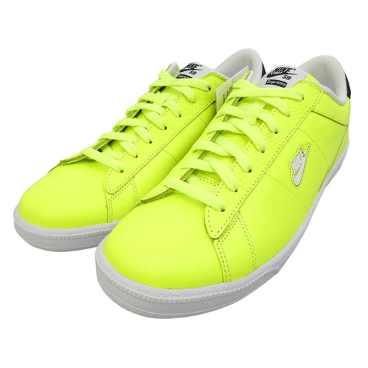Supreme シュプリーム NIKE SB ナイキエスビー 556045-710 × NIKE SB Tennis Classic Volt ナイキ エスビー テニスクラシック ボルト ローカット スニーカー ライトグリーン系 27.5cm【極上美品】【中古】