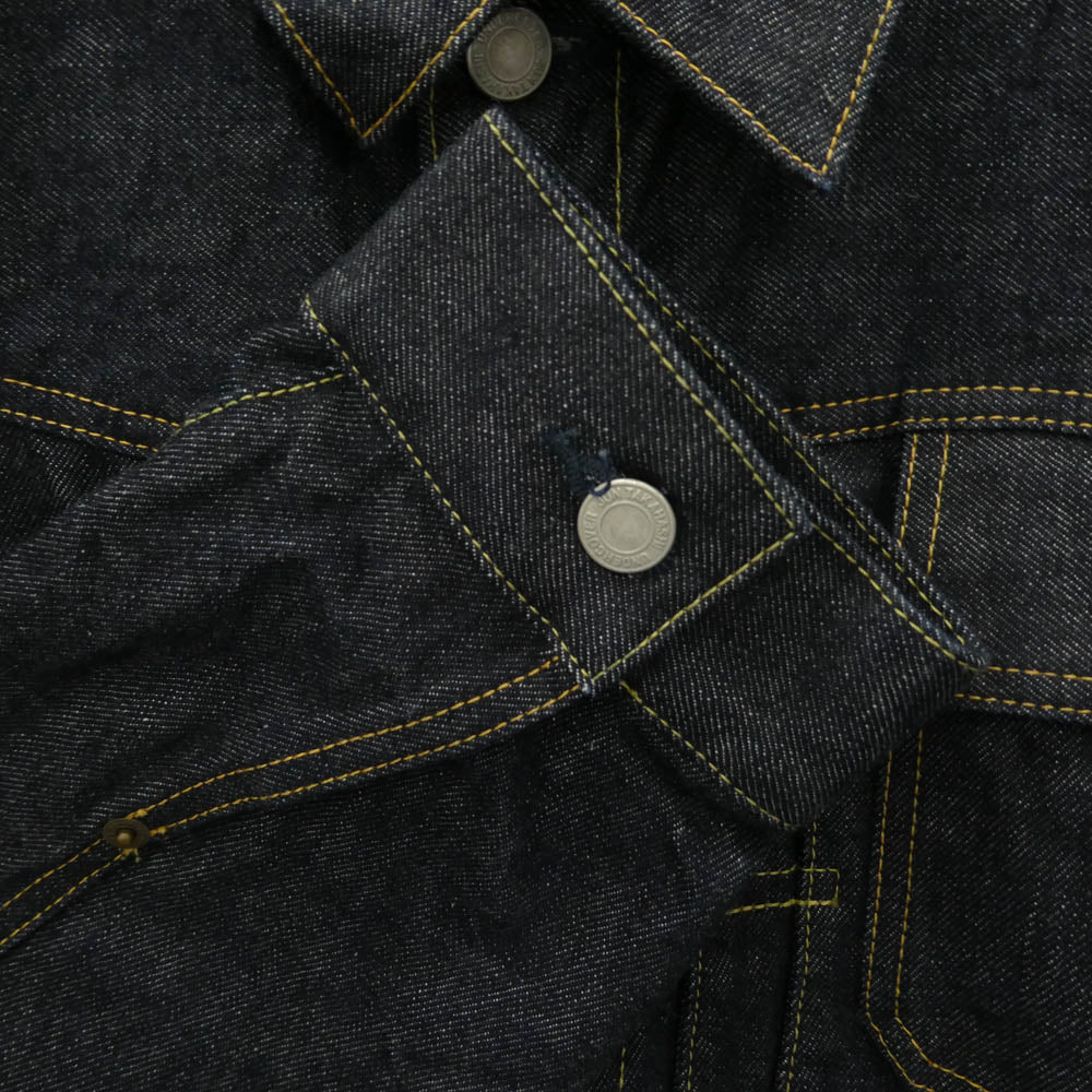 UNDERCOVER アンダーカバー 26SS UC1F4204-5 but beautiful 4.5 歪み加工 リジッド Gジャン デニムジャケット ダークネイビー系 4【美品】【中古】
