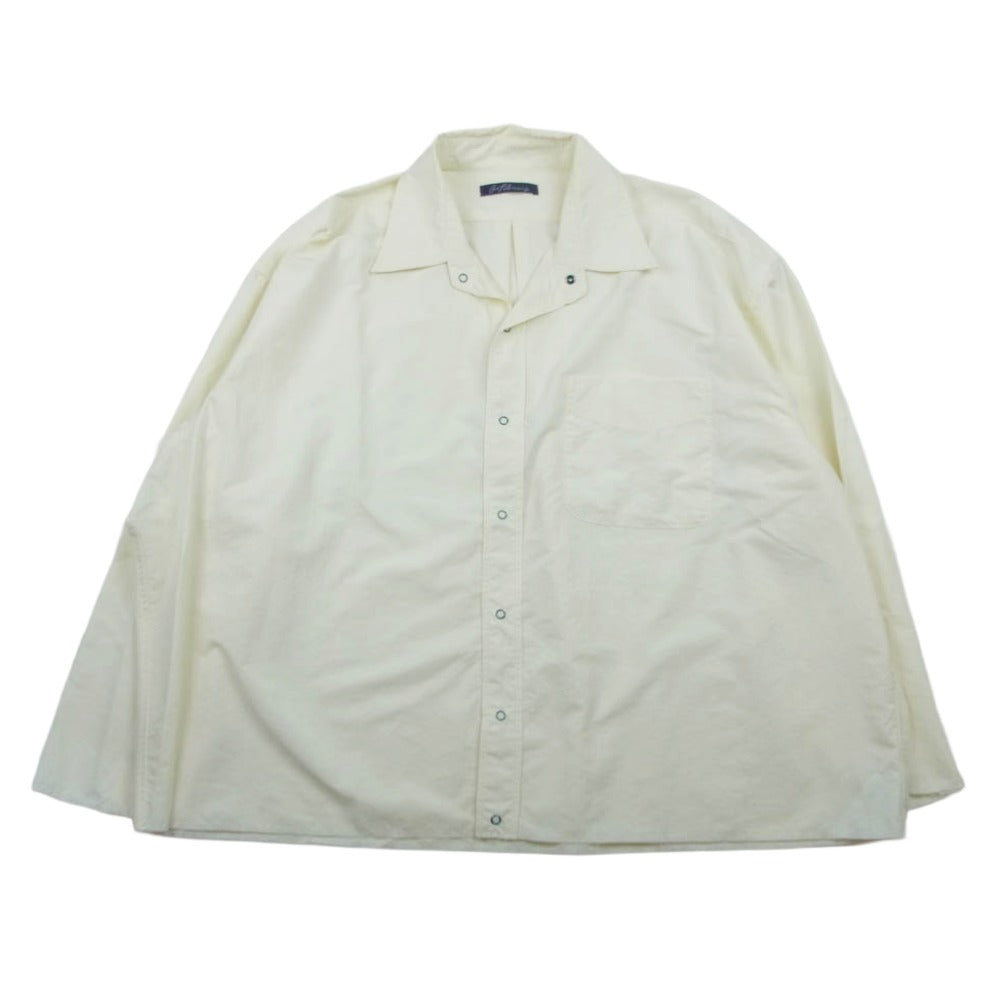 ゴフクセイ SUPPLEX NBDU SHIRTS 長袖 シャツ ホワイト系【中古】