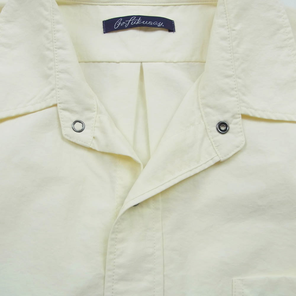 ゴフクセイ SUPPLEX NBDU SHIRTS 長袖 シャツ ホワイト系【中古】