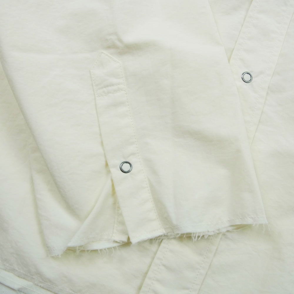 ゴフクセイ SUPPLEX NBDU SHIRTS 長袖 シャツ ホワイト系【中古】