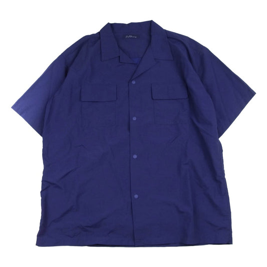 ゴフクセイ SUPPLEX NBDU OPEN COLLAR SHIRTS 半袖 オープンカラー シャツ パープル系【中古】