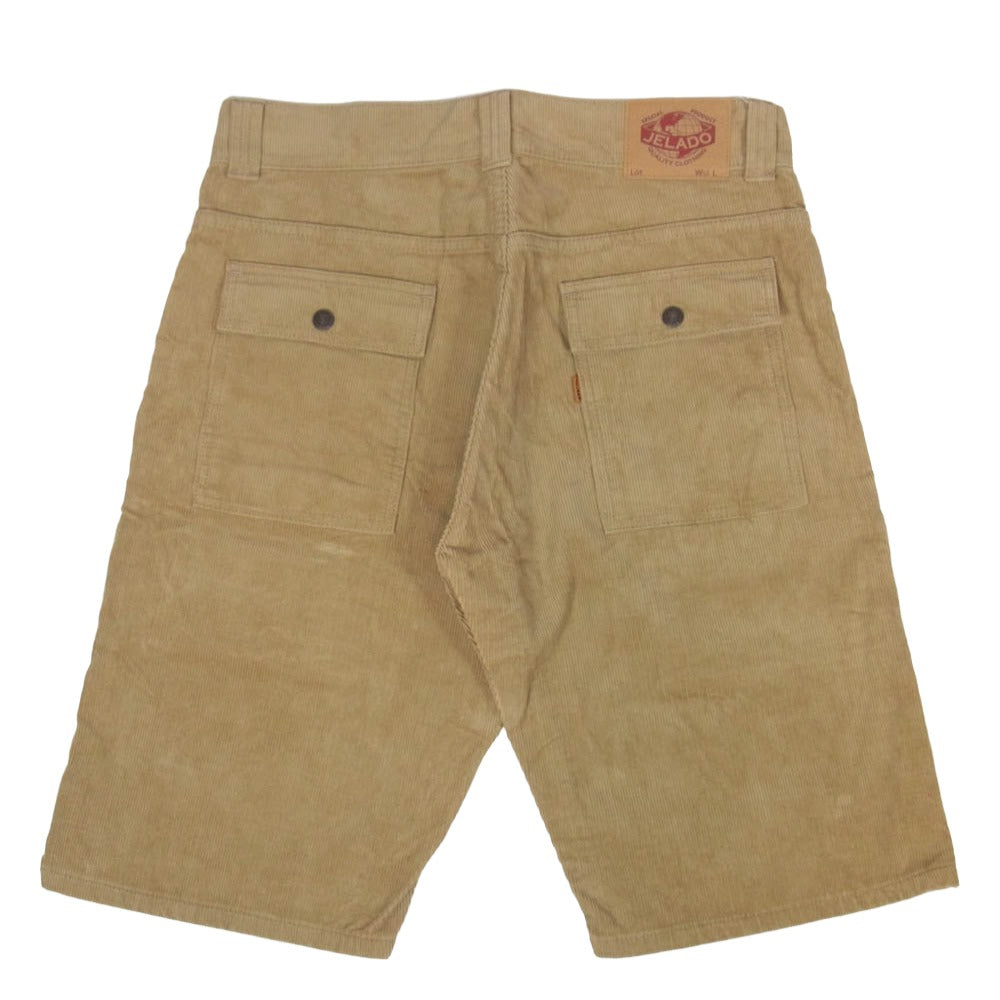 JELADO ジェラード JP72309 Corduroy Bush Shorts コーデュロイ ブッシュ ショーツ ショートパンツ ベージュ系 34【美品】【中古】