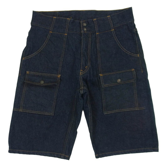 JELADO ジェラード JP72309SA 66Denim Bush Shorts 66デニム ブッシュ ショーツ ショート パンツ インディゴブルー系 W34【美品】【中古】