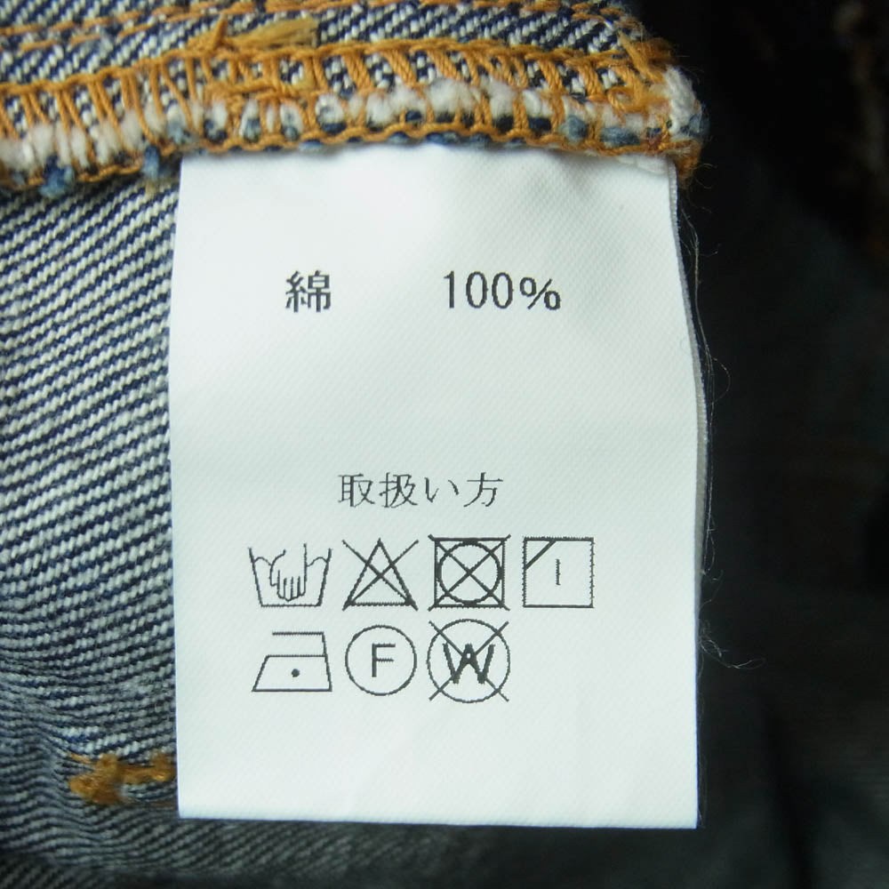 JELADO ジェラード JP72309SA 66Denim Bush Shorts 66デニム ブッシュ ショーツ ショート パンツ インディゴブルー系 W34【美品】【中古】