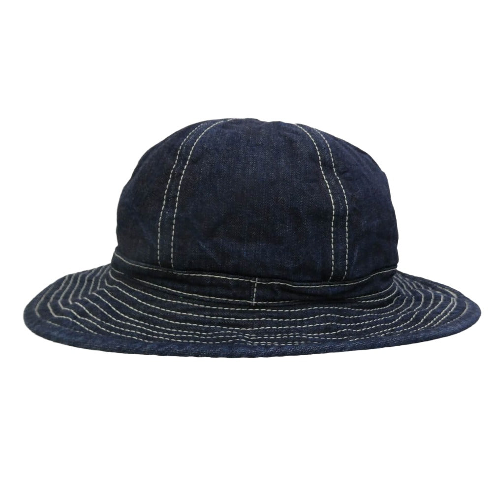The REAL McCOY'S ザリアルマッコイズ MA17013 U.S. ARMY DENIM HAT アーミー デニム ハット 帽子 インディゴブルー系 7 1/2【中古】