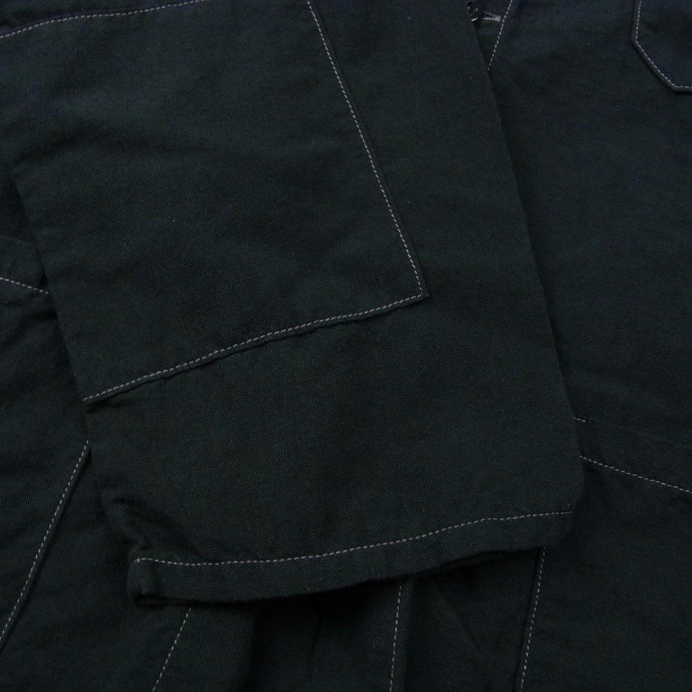 The REAL McCOY'S ザリアルマッコイズ MS21007 JUNK FORCE BLACK PAJAMA SHIRT ジャンクフォース ブラック パジャマ シャツ ブラック系 M【中古】