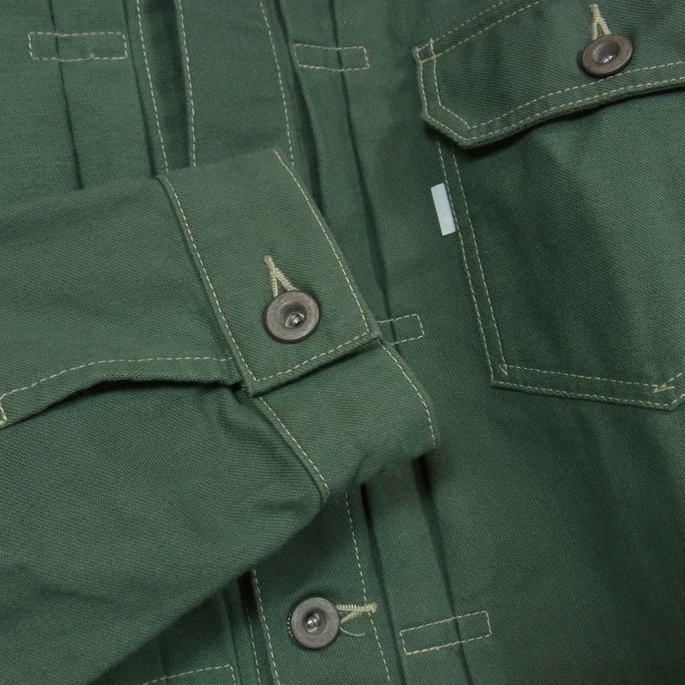 ビーエーエー BOW & ARROW 2ND MODEL US ARMY BARRACKS BAG ヴィンテージ ファブリック ジャケット カーキ系 表記無し【美品】【中古】