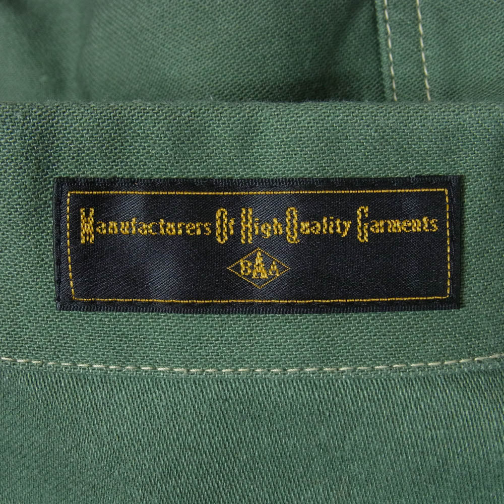 ビーエーエー BOW & ARROW 2ND MODEL US ARMY BARRACKS BAG ヴィンテージ ファブリック ジャケット カーキ系 表記無し【美品】【中古】