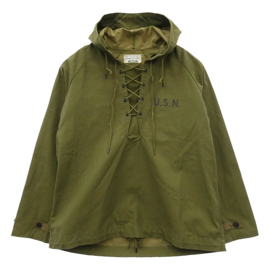 The REAL McCOY'S ザリアルマッコイズ MJ17004 JACKET PARKA RAIN N-2 レインパーカー ジャケット ミリタリージャケット カーキ系 M【中古】