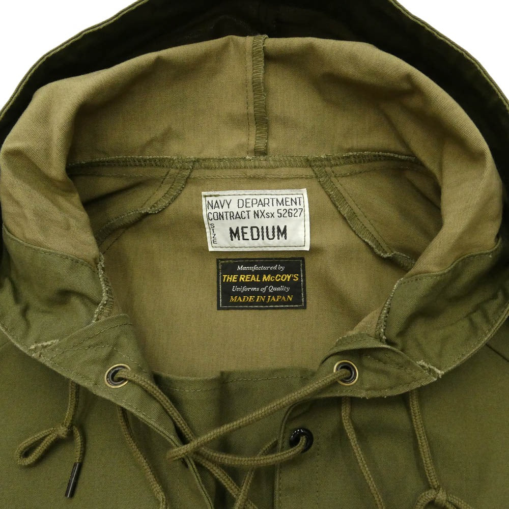 The REAL McCOY'S ザリアルマッコイズ MJ17004 JACKET PARKA RAIN N-2 レインパーカー ジャケット ミリタリージャケット カーキ系 M【中古】