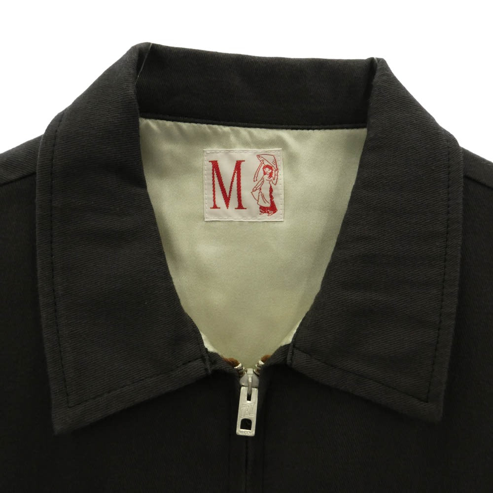 The REAL McCOY'S ザリアルマッコイズ MJ23008 VIET-NAM JACKET CAM-RANH ベトナム ジャケット ベトジャン スーベニアジャケット チャコール系 M【中古】