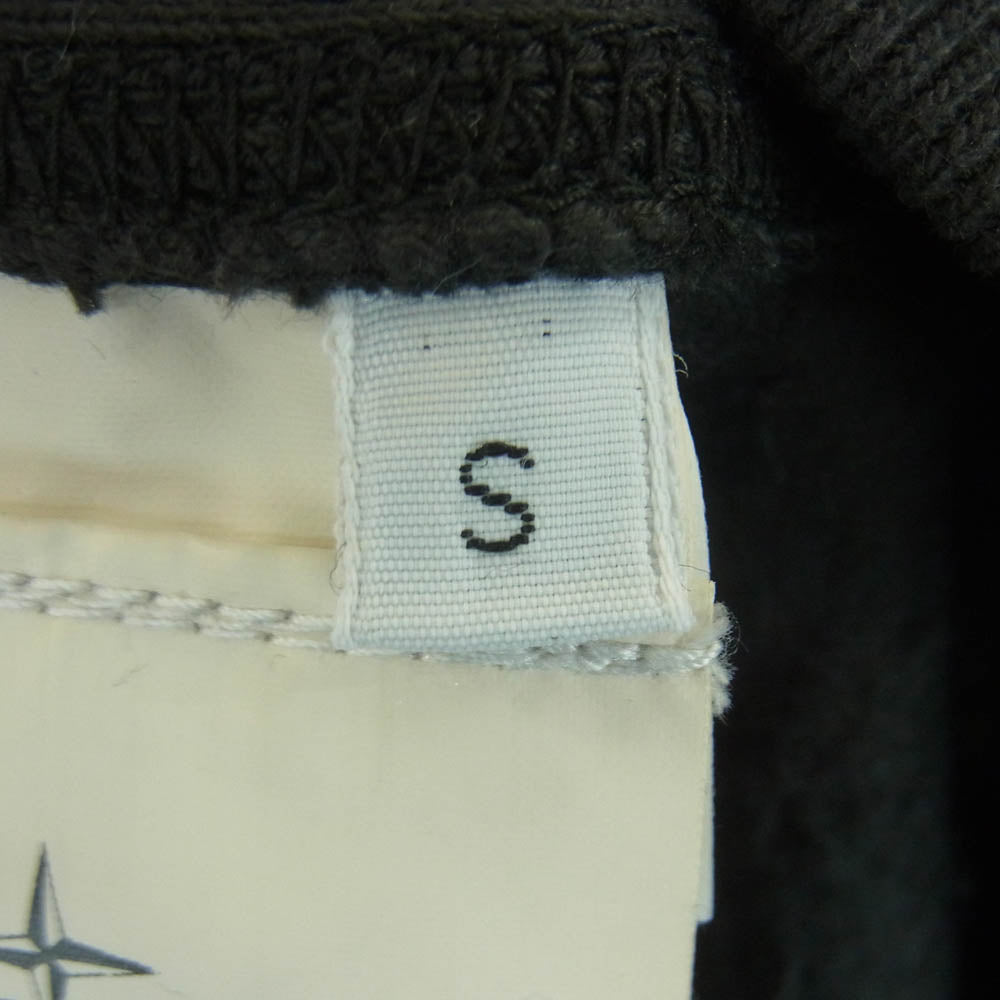 STONE ISLAND ストーンアイランド 24AW 811563420 Half Zip Sweatshirt ワッペンロゴ付き ハーフジップ スウェット チャコール系 S【中古】